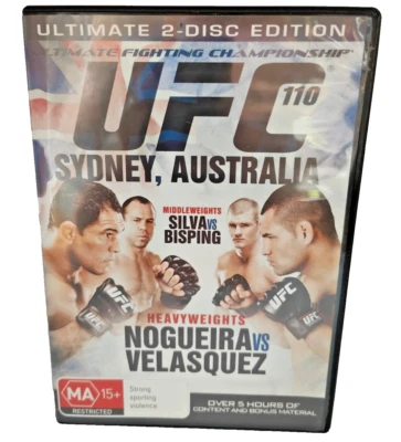 UFC 110 DVD Nogueira Vs Velasquez MMA fighting BJJ  - VGC Fast Postage a1🚨 - Image 1 of 4