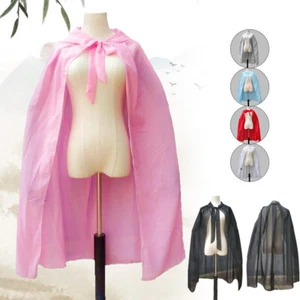 Kids Cosplay Cape Poncho Costume Halloween Fancy Dress Prop Boy Girl Cloak Party - Picture 1 of 18