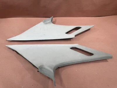 BMW E34 535I M5 525I 530I Rear C-Pillar Column Trim Panel Pair Grey OEM #90216 - Image 1 of 4