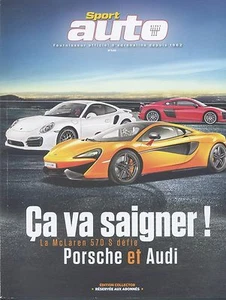 SPORT AUTO n°640 05/2015 EDI COLLECTOR MAC LAREN 570S MAC LAREN P1 GTR AUDI RS3 - Imagen 1 de 1