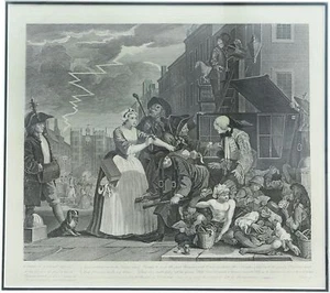 Antique William Hogarth” A Rake’s Progress, Plate 4, The Arrest - Picture 1 of 2