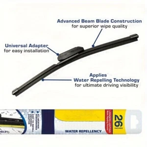 26-Inch 2-in-1 Windshield Wiper Blades with Rain-X Water Repellency - Picture 1 of 5
