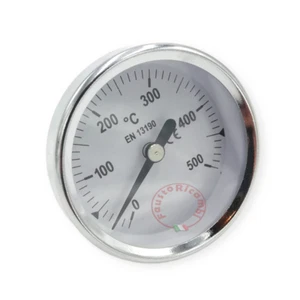 TERMOMETRO PER FORNO A LEGNA FUMI 500°C SONDA Ø 60 X 4,8 MM PIROMETRO BARBECUE - Picture 1 of 2