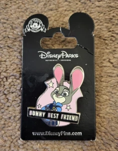 DISNEY PARKS Pin Judy Hopps BUNNY BEST FRIEND Trading Pin - Bild 1 von 3