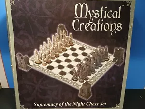 Mystical Creations Supremacy Of The Night Chess Set - Picture 1 of 10