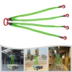 Modern 6T Chain Sling, Chain Sling with 4 Hooks, Lifting Chains with Hooks US - Picture 1 of 19