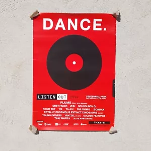 Listen Out 2015 Poster Music Festival Dance Flume Schoolboy Q Australia Bands - Picture 1 of 3