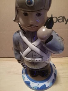Russian Police Officer Coin Bank Ceramic Hand Painted "New" 10" Tall - Picture 1 of 4