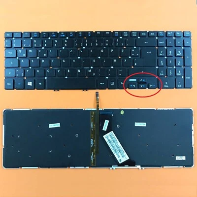DE + Backlight - Tastatur für  Acer Aspire M5-581G  , M5-581T  , M5-581TG - Bild 1 von 4