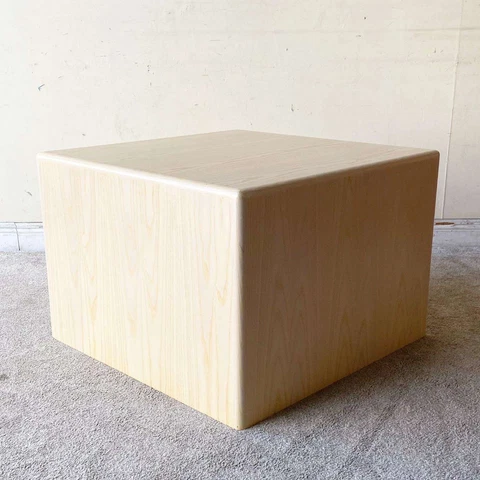 Postmodern Wooden Cubic Side/Coffee Table Cover