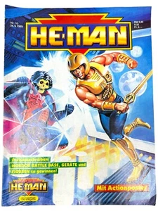HE-MAN Comic Nr.10 New Adventures 1989 NA EHAPA +POSTER MOTU INKgrafix Toys A229 - Picture 1 of 6