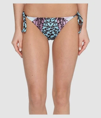 Pantalones de bikini Mara Hoffman para mujer azul verbena corbata lateral talla XS Foto 1 de 4