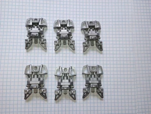 6 pieces Bionicle Lego 87791 Silver Foot Feet with Axle Connector WYSIWYG, 6 pcs - Picture 1 of 24