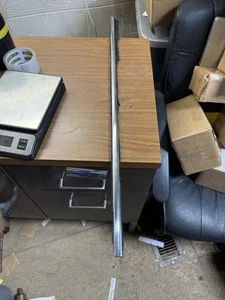 1980 - 1982 Fiat Spider 124 Convertible LH Top Of Door To  Glass Belt Molding #2 - Picture 1 of 15