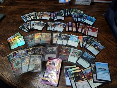 180 MtG Magic Dominaria United & Remastered Lot—DMU DMR DOM C/U/R+ Textured Foil - Image 1 of 4