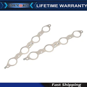 LS Steel MLS Exhaust Manifold Header Gaskets LS1 LS3 LQ4 LM7 4.8 5.3 5.7 6. 2Pcs - Foto 1 di 12
