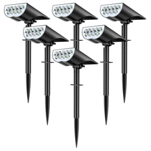 Solar Spot Lights Outdoor Waterproof, 3 Lighting Modes Solar Landscape Lights... - Picture 1 of 7
