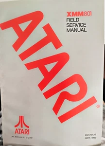 XMM801 Field Service Manual: Peripheral Printer; Atari 400/800/XL/XE Manual ONLY - Picture 1 of 3