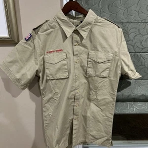 Pfadfinder BSA UNIFORM HEMD NEU Style Erwachsene Herren Large Kurzarm O46 - Bild 1 von 8