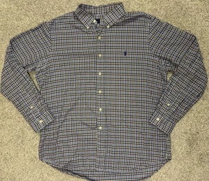 Ralph Lauren Herren mehrfarbig klein kariert Button Down Baumwolle Hemd Größe XL - Bild 1 von 4