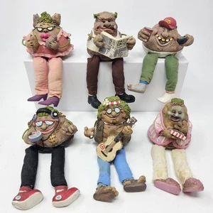 Patate antropomorfe mezza cotta ripiano sitters WMG 2004 lotto di 6 nonne core - Foto 1 di 8