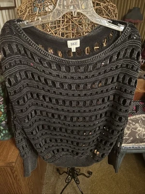 Женский свитер открытого плетения BKE большой размер - Изображение 1 из 4