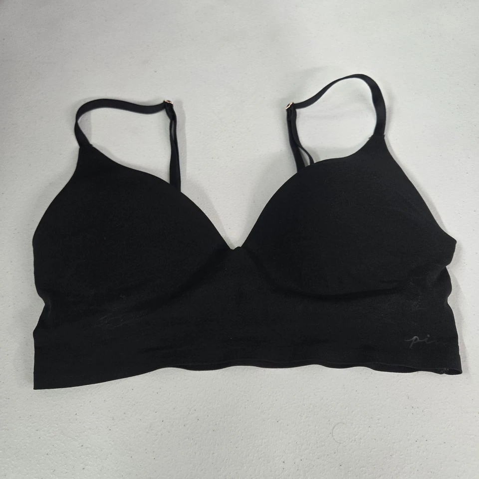 Sujetador Victoria's Secret ROSA Mujer Pequeño Negro Camiseta Push Up Inalámbrico Foto 1 de 4