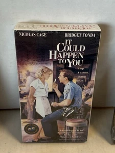 It Could Happen to You 1994 VHS Nicolas Cage Bridget Fonda Romance Comedy Sealed - Imagen 1 de 3