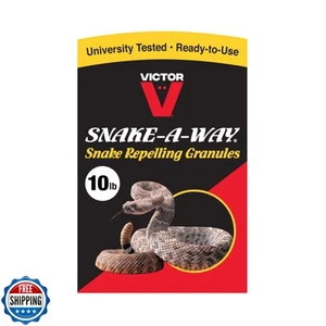 Victor VP364B-10 Snake-A-Way Outdoor Snake Repelling Granules 10LB Repellent  - Picture 1 of 5