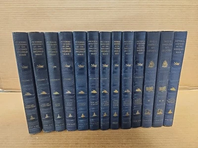 13 Lot Pictorial History Second World War Complete 10 + America Country + Korean - Image 1 of 4