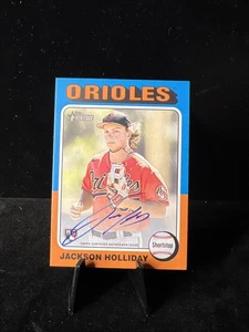 2024 Topps Heritage High Number Jackson Holliday Real One Auto RC Rookie #ROA-JH - Bild 1 von 2