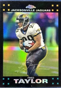 2007 Topps Chrome Refractor #TC14 Fred Taylor Jacksonville Jaguars - Picture 1 of 2