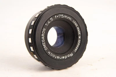 Lente ampliadora de fotos Rodenstock Omegaron 75 mm f/4,5 cuarto oscuro V22 Foto 1 de 4