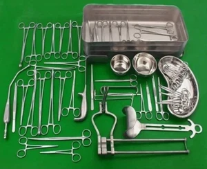 Set Strumenti Chirurgici Cesarei 59 pz–Kit Sezione C OB/GYN con Sterilizzazione - Foto 1 di 2