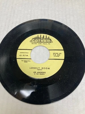 Lee Andrews and The Hearts DOO WOP 45 Lonely Room / Leona GOTHAM NM- - Image 1 of 2