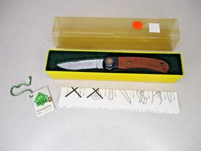 Vintage PUMA SPORT 777 KNIFE 1990 Solingen Germany Button Lock Stainless 16/777 - Image 1 of 4
