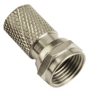 TWIST ON F CONNECTOR SET OF 50 FOR RG6 SATELLITE CABLE - Picture 1 of 1