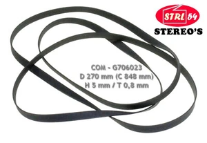 Correa Tocadiscos Para Marantz SLT-12 SLT-65 ST-7 (L 848) 270 X 5 X 0,8 MM - Imagen 1 de 2