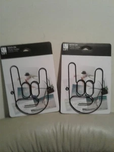2 x NEW Umbra Loft metal Photo Holder Hanger rock on Sign Black - Picture 1 of 2
