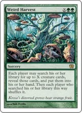 WOTC MtG 9th Ed Weird Harvest (R) NM