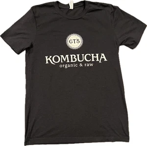 GT's Organic Kombucha T-Shirt. Size: M. Black. Syngery. Living Foods. Probiotic - Picture 1 of 5