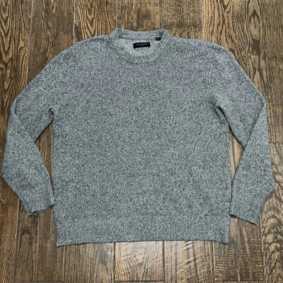 Allsaints Mens Hanes Crew Grey Oversized Pullover Sweater Size. XS - Image 1 of 2