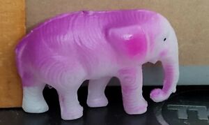 New ListingVintage Purple Elephant plastic hollow toy figurine