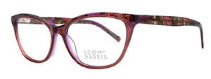 SCOTT HARRIS - SH558 C2 55/15/138 - WATERMELON PINK - NEW Authentic EYEGLASSES - Picture 1 of 2