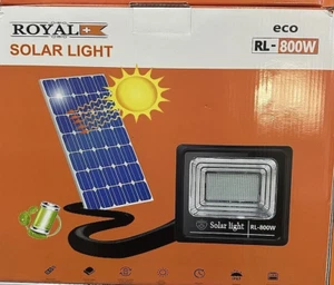 FARO SOLARE ROYAL A LED 800 WATT + PANNELLO CON SENSORE E TELECOMANDO IP 67 - Foto 1 di 4