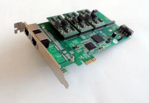 Atcom AXE800P-30 8 Port Analog PCI-E Asterisk Card with 6 FXS 0 FXO - Picture 1 of 2