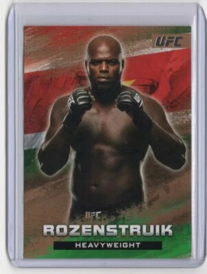 2020 Topps UFC Jair Jairzinho Rozenstruik RC ROOKIE Bloodlines Gold /50 - Image 1 of 2