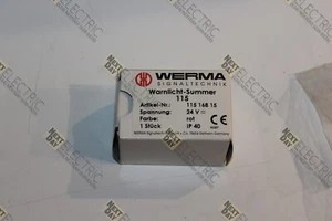 Werma, 115 168 15, Warnlicht Sommer 24 V 24 VDC Rot Panel Licht Pilot - Bild 1 von 3