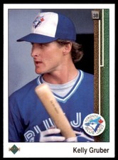 1989 Upper Deck Kelly Gruber Baseball Cards #575