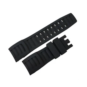 New Black 28mm Rubber Watch Strap Band For Invicta PRO Diver 14661 - Picture 1 of 4